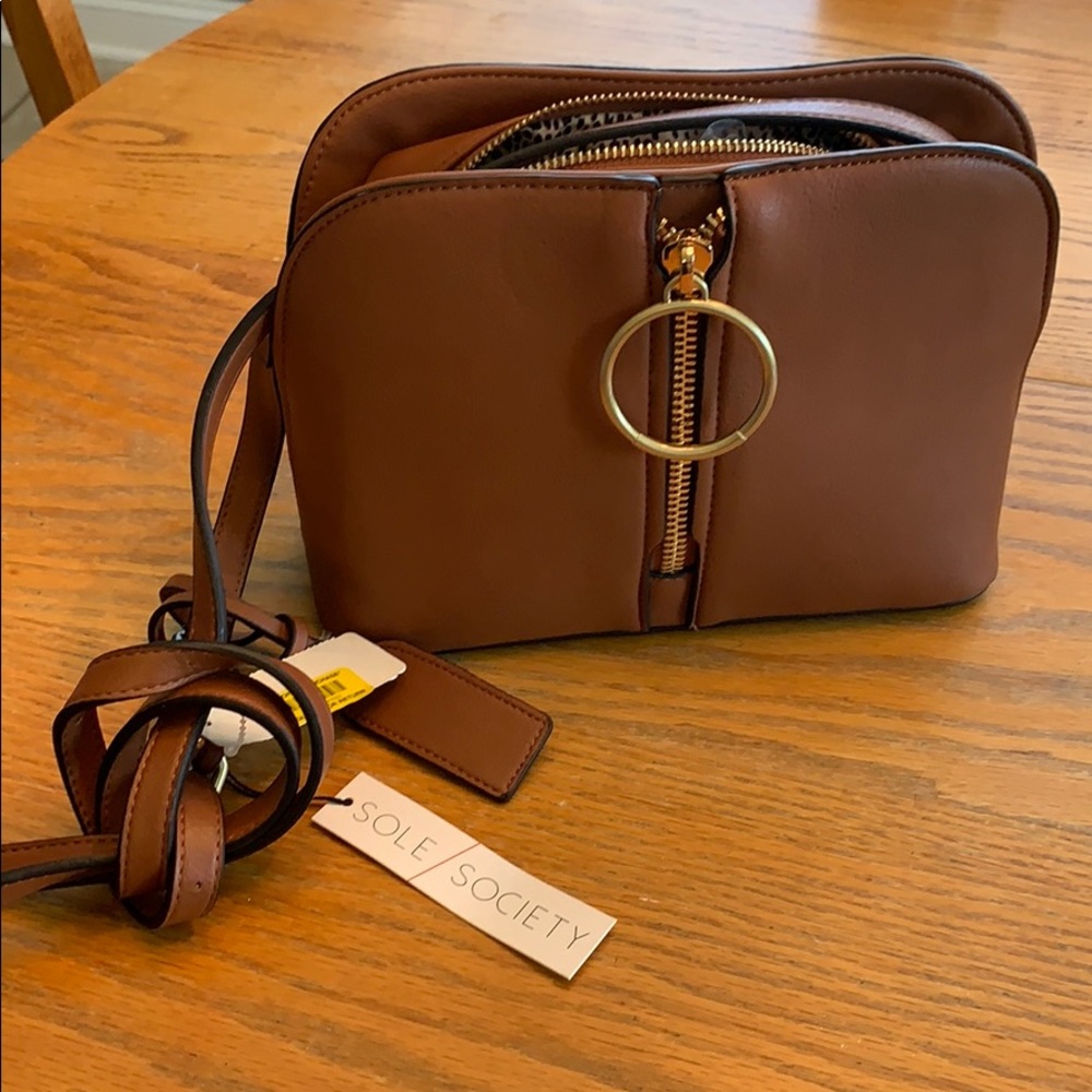 SOLE SOCIETY Brown Purse. NWT